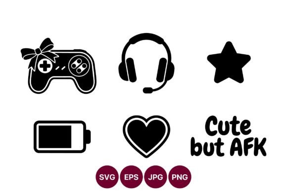 Bold Gaming Icons Pack: Graphics and Illustrations
