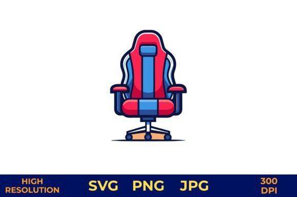 Gaming Chair Graphics: Vibrant Freebies for Design