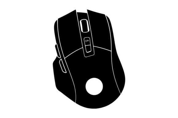 Gaming Mouse Vector: Graphics & Illustrations