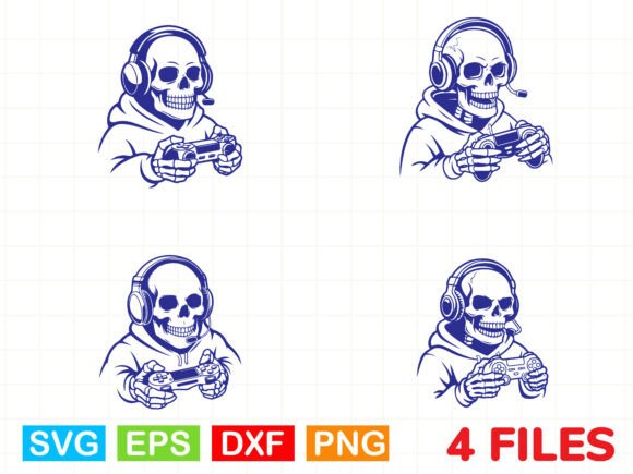 Gaming Skeleton Graphics & Illustrations Review