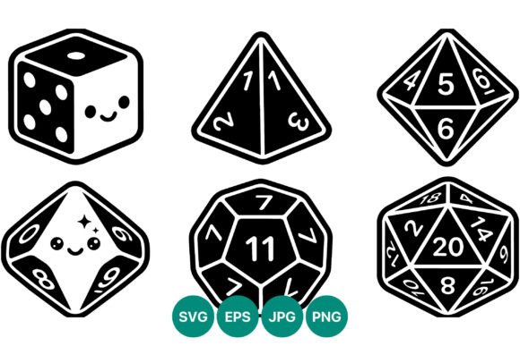 Happy Dice Gaming Vector: Graphics & Illustrations