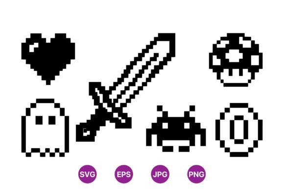 Pixel Art Gaming Icons Pack: A Designer's Review
