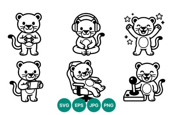 Playful Cat Gaming Icons: A Designer's Review