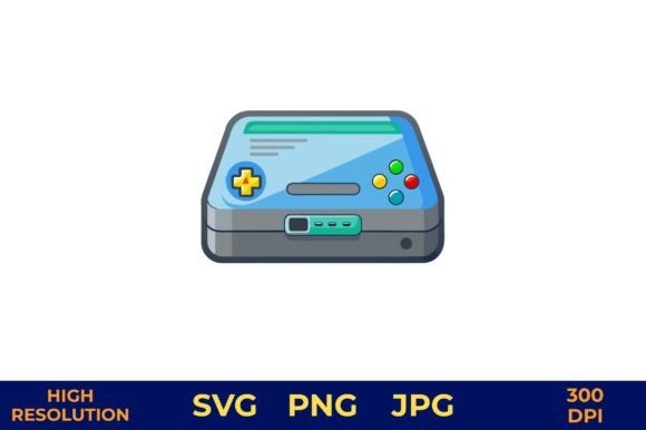 Vintage Game Controller: Graphics & Illustrations