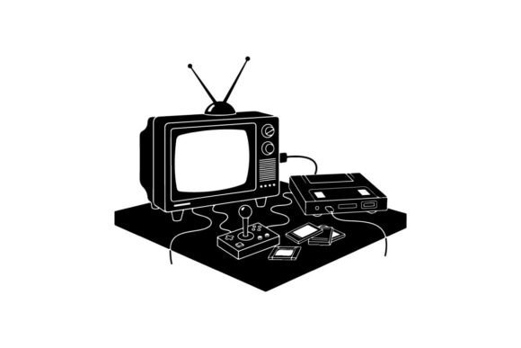 Vintage Television with Retro Gaming Set Review